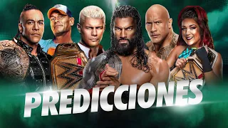 WWE Wrestlemania 40: PREDICCIONES y GANADORES