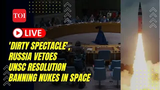 'Ban All Weapons In Space, Not Just Nukes', Russia Vetoes, China Abstains from UNSC Resolution Vote