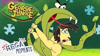 Snake Wrestling Time! 🐍 🥊 | George of the Jungle | Full Episode | Mega Moments