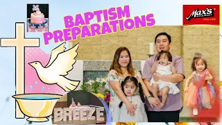 BAPTISM PREPARATIONS AT MAX'S RESTAURANT #breeze #baptism #sacramento #catholic