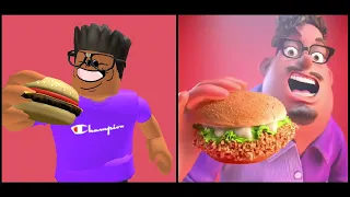 GrubHub Ad but it’s a badly animated Roblox video...