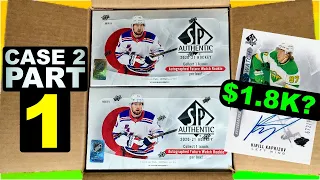 I BOUGHT ANOTHER $2400 CASE! - 2020-21 SP Authentic Hockey Hobby 8 Box Inner Case Break #2 Part 1