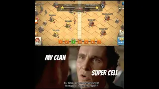 clan war leagues moment #clashofclans  #memes