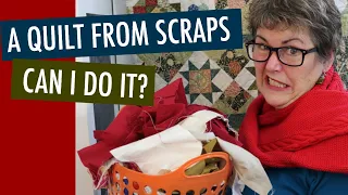 😬CAN I USE UP ALL MY SCRAPS? EPIC AFTERQUILT CHALLENGE