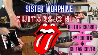 The Rolling Stones - Sister Morphine (Keith Richards + Ry Cooder Cover) Guitars Only