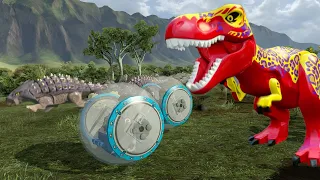 LEGO Jurassic World - All Dinosaur Chases