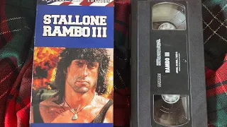 Opening To Rambo III: Special Edition 2002 VHS