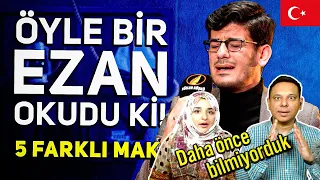 Pakistani Reaction 🇹🇷 Farklı Makamlarda 5 Vakit Ezan! @Muhsin KARA [OfficialPage] - Sözler Köşkü