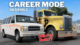 I Bought two Cars Using NEW Vehicle Transport Missions! - Beamng Career Mode Season 2