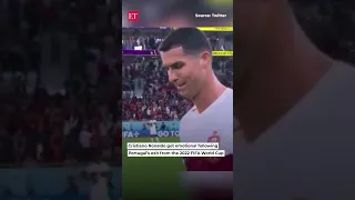 Cristiano Ronaldo breaks down in tears after Morocco upsets Portugal in FIFA World Cup quarterfinal