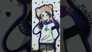 dibujo de mi Personaje espero que les guste UwU ✨💜