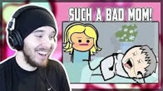 SUCH A BAD MOM! Reacting to Cyanide & Happiness Compilation #6 (Charmx reupload)