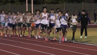 [早大記録会]5000m5組 大東大新留学生エヴァンスキプロップ1位！