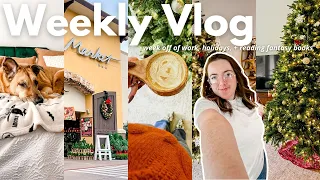 cozy reading week, getting my life together, + a chatty vlog 🧸🍂☕️ WEEKLY VLOG