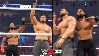 WWE 2K23 My Rise Mode - Roman Reigns Leave Bloodline & Joins Rocky's Team #13