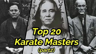 Top 20 Best Karate Masters in history (Part2)