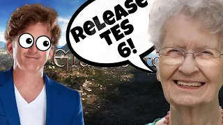 Skyrim Grandma Asks Todd Howard To Hurry Up Elder Scrolls VI