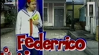 Federrico con Carlos Villagrán , RCTV 1983