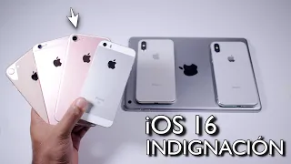 iOS 16 INDIGNACIÓN TOTAL 🤬 ¿que iPhones ACTUALIZAN a iOS 16? 🧐 - RUBEN TECH !