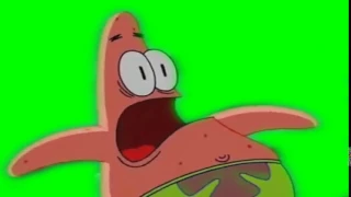 SpongeBob Green Screen: Patrick Screaming