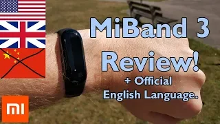 Miband 3 Review + Official English Language!