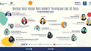 Webinar "Berbagi Hasil Kajian Aksi Kolektif Perempuan dan UU Desa"