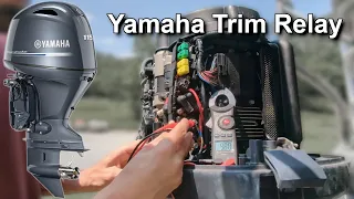 Yamaha power tilt and trim relay diagnostic and replacement