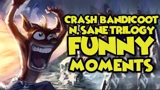 THIS GAME IS PURE EVIL (Crash Bandicoot N. Sane Trilogy Fails & Funny Moments)