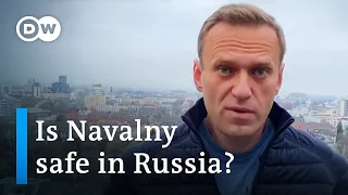 Poisoned opposition leader Alexei Navalny heads back to Russia | DW Deutsch