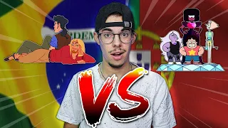 PORTUGAL vs. BRASIL - MÚSICAS DE ANIMAÇÕES!!! - PARTE 5