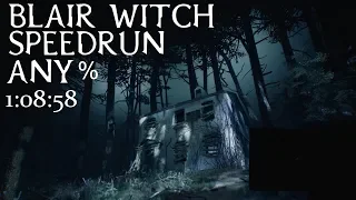 Blair witch speedrun any% 1:08:58