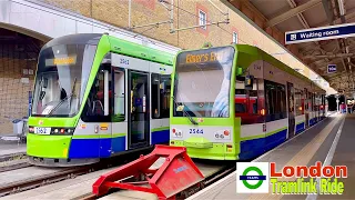 London Tramlink Ride 🇬🇧 - Wimbledon to West Croydon