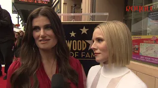 Idina Menzel & Kristen Bell Received their Star together on Hollywood Walk of Fame