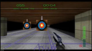 Perfect Dark - Firing Range - Falcon 2 - Gold Medal