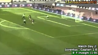 Serie A 1998-1999, day 2 Juventus - Cagliari 1-0 (F.Inzaghi goal)