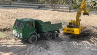 Rc Kama 3 and Excavator Komatsu