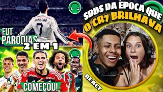 REACT 2 EM 1: ♫ CRISTIANO RONALDO - 100 GOLS! | ♫ O MAIOR BRASILEIRÃO DOS ÚLTIMOS TEMPOS COMEÇOU! 🔥