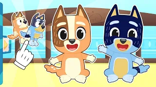 BABIES ALEX AND LILY 🩵💙 Dress up as Chili and Bandit, Bluey's Parents!