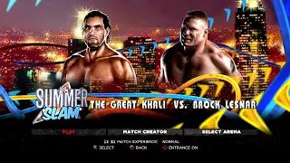 WWE '13 PS3 - The Great Khali VS Brock Lesnar [2K][mClassic]