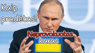 Kaip pradėtas Neprovokuotas Rusijos karas 2014-2022