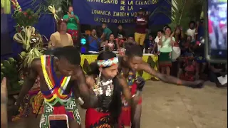 Baile Chimbombon Embera, aniversario 39 de la C.E.W.