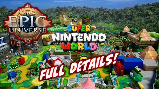 HUGE Epic Universe Updates! Super Nintendo World Full Details!