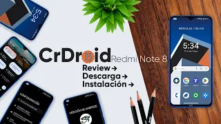 Descarga e instalación▶️CrDroid◀️Redmi Note 8 | Android 13 | Personalización EXTREMA💥