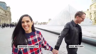 Paul Bettany and Jennifer Connelly in Paris for Louis Vuitton - March 2019