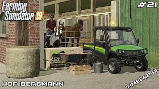 Breading HORSES and feeding ANIMALS with @kedex | Hof Bergmann | Farming Simulator 19 | Episode 22