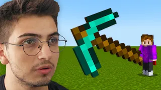 Minecraft ama EŞYALARIM DEVASA