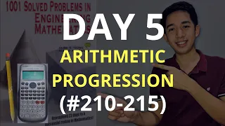 ARITHMETIC PROGRESSION (SERIES)| 1001 Solved Problems in Engineering Mathematics (DAY 5) #210-#215