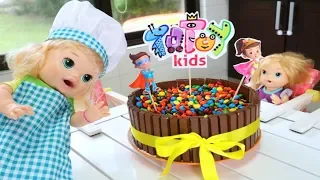 Totoykids faz Bolo para comemorar 15 Milhões de Inscritos!!! Amamos vocês!!!