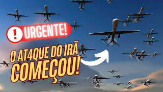 [URGENTE] MUITOS DRONES FORAM LANÇADOS DO IRÃ E ESTÃO À CAMINHO DE ISRAEL!