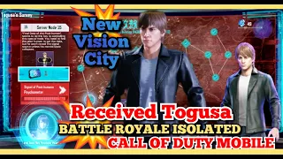 Received Togusa Skin Earn Free Rewards Task New Vision City in BR Match Last Mission Togusa CODM
